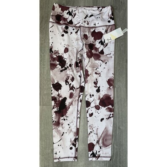 Z by Zella Womens Leggings Paint Splatter 7/8 Length High Rise S - Picture 1 of 4